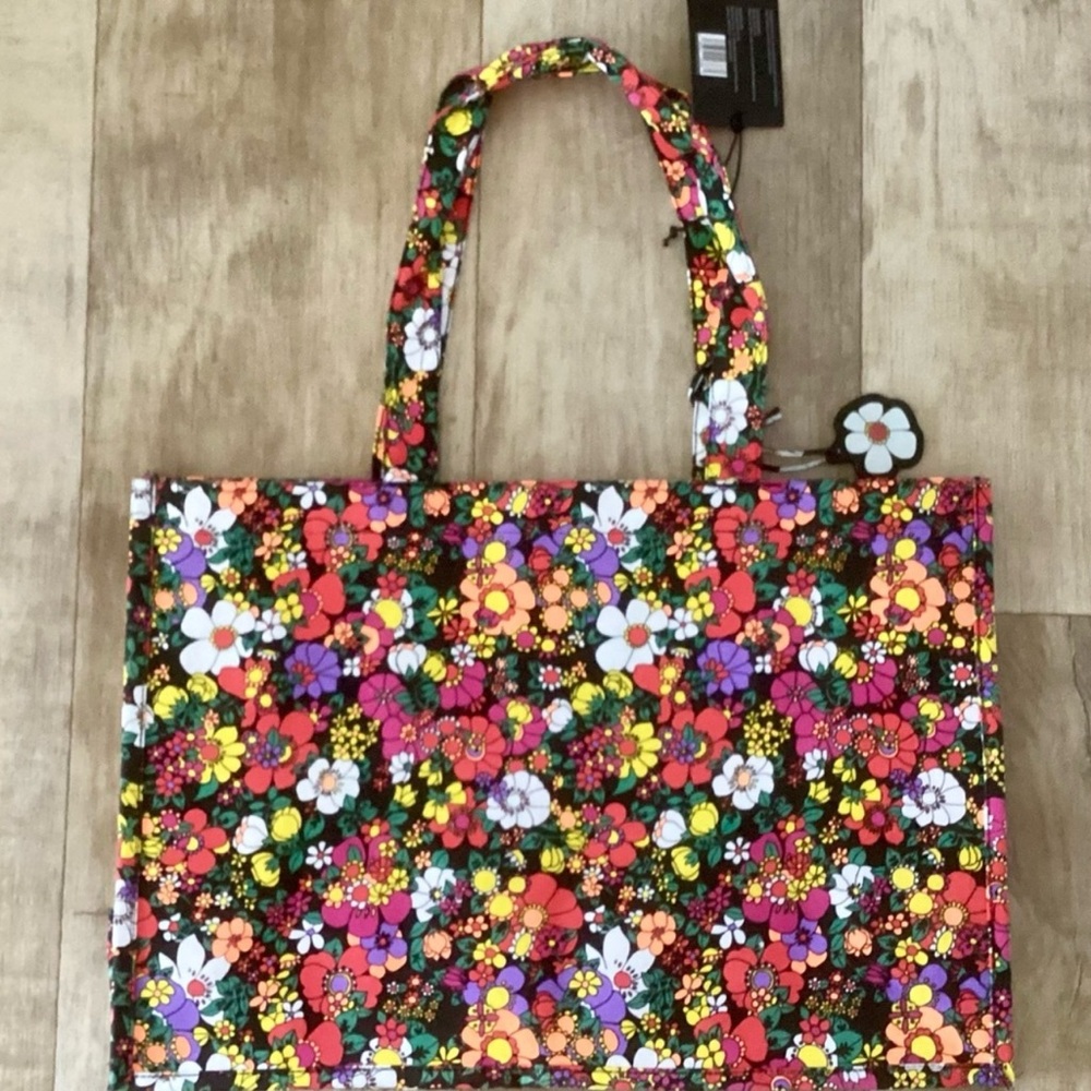 Christopher Kane Floral Multicolor Tote